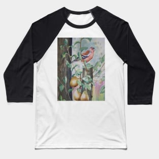 Chaffinch in a pear tree Baseball T-Shirt